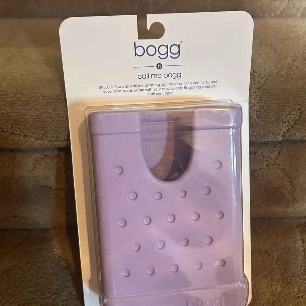 NWT LILAC CALL ME BOGG BAG CELL PHONE HOLDER